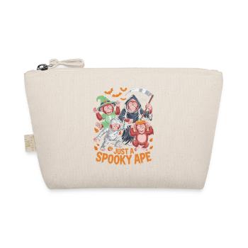 Haunted monkey show for Halloween - Organic Pouch - nature - Front