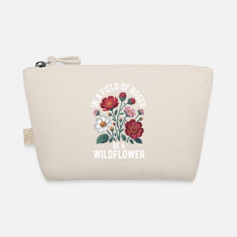 Wildflower Design Organic Pouch
