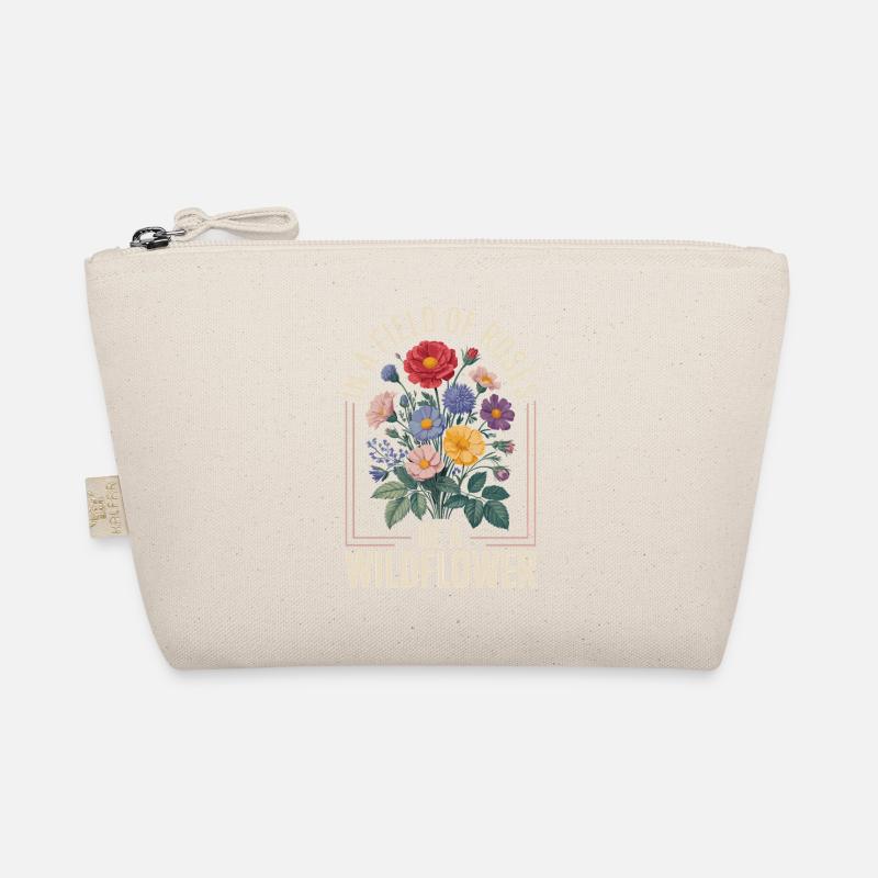 Wildblumen Spruch Bio-Täschchen