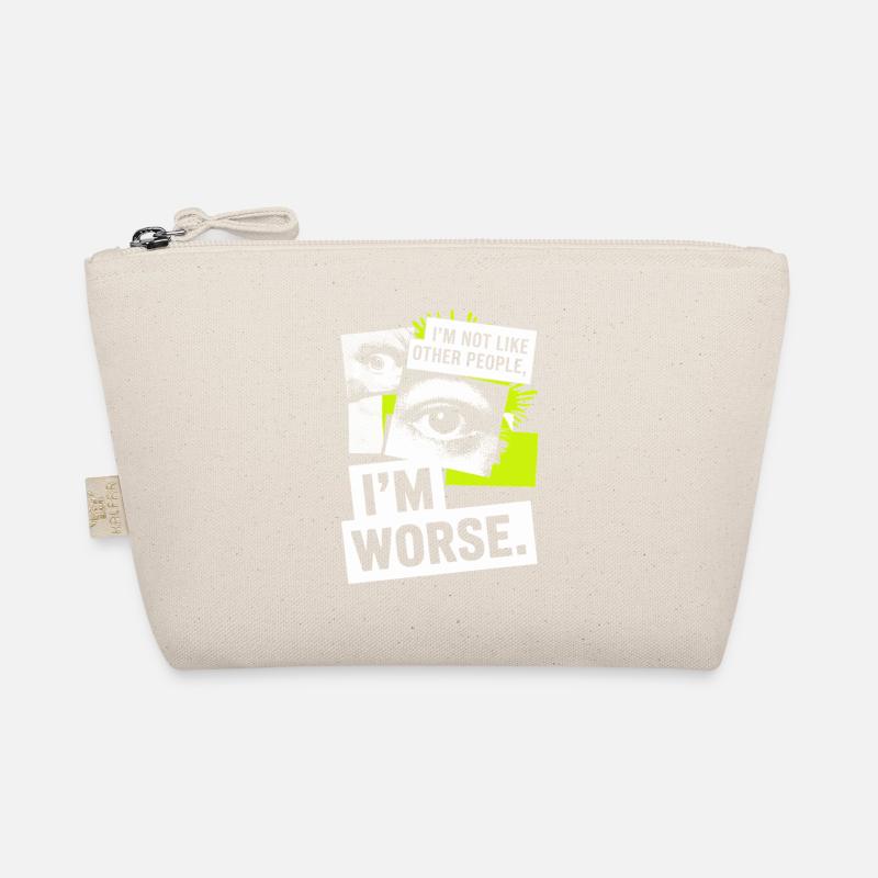 Je ne suis pas comme les autres, je suis pire Frech Gothic Trousse biologique