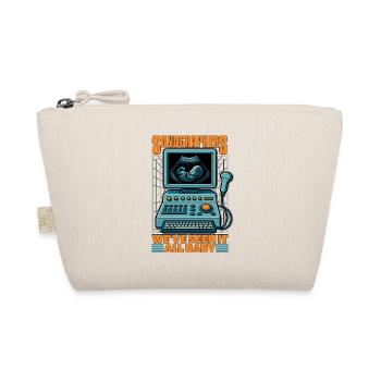 Sonographers We've Seen It All Baby Ultrasound - Organic Pouch - nature - Front
