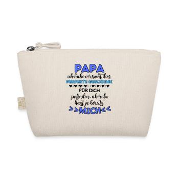 Papa disant drôle cadeau de fête des pères pour papa - Trousse biologique - nature - Devant