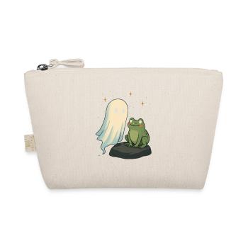 Ghost and Frog Night Motif - Organic Pouch - nature - Front