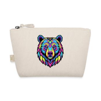 Néon Ours Tribal Illustration - Trousse biologique - nature - Devant