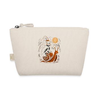 Nocturnal Magic with Wizard Cat - Organic Pouch - nature - Front
