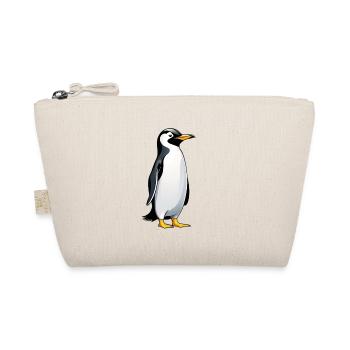 Illustration of a penguin with friendly look - Organic Pouch - nature - Front