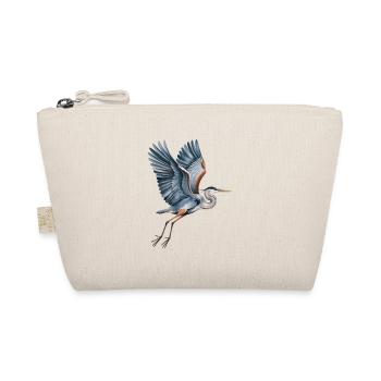 Héron élégant aux ailes déployées - Trousse biologique - nature - Devant