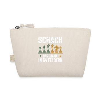 Chess The Drama In 64 Boxes - Organic Pouch - nature - Front