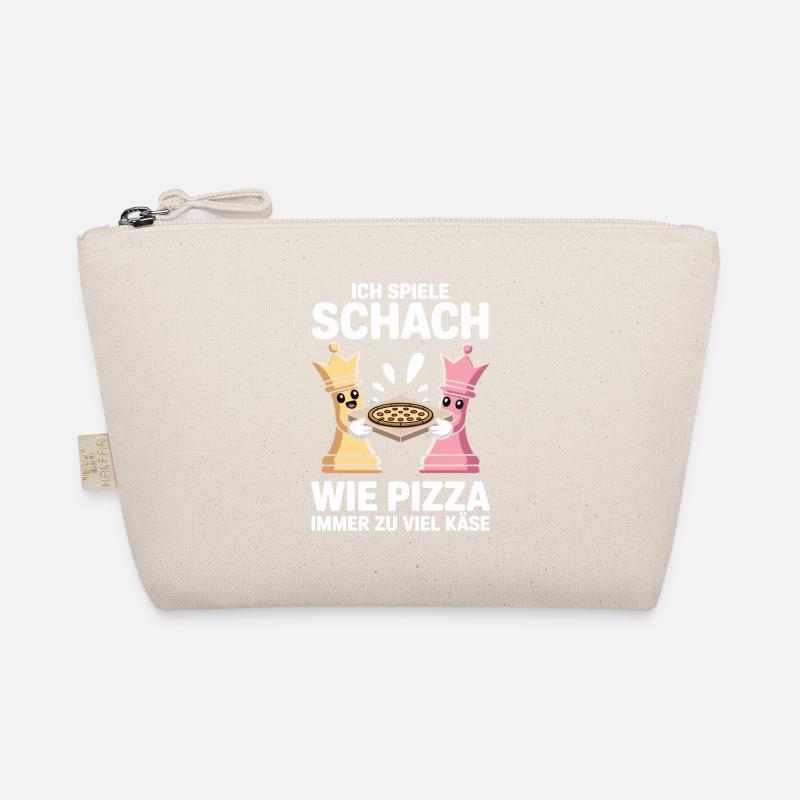 Chess and Pizza Extra Cheese Chess Player Organic Pouch