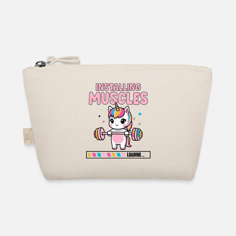 Unicorn Motivating Bodybuilding Organic Pouch