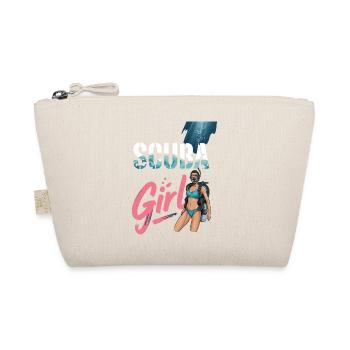 Scuba Girl Taucherin Design - Bio-Täschchen - Natur - Vorne