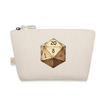 Cube D20 – Design de style croquis Renaissance - Trousse biologique - nature - Devant