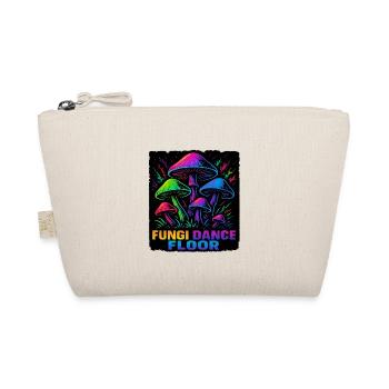 Trippy Mushroom EDM Rave Psychedelic Festival - Organic Pouch - nature - Front