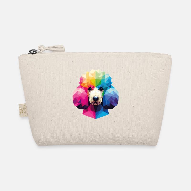 Caniche coloré de style polygonal géométrique Trousse biologique
