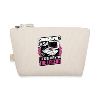 Sonographer Mom The Idol The Myth Ultrasound Tech - Organic Pouch - nature - Front