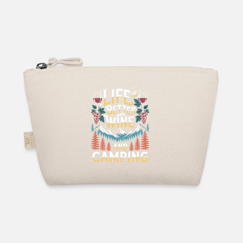 Camping Wine Mountains Life Is Better With Wine And Organic Pouch