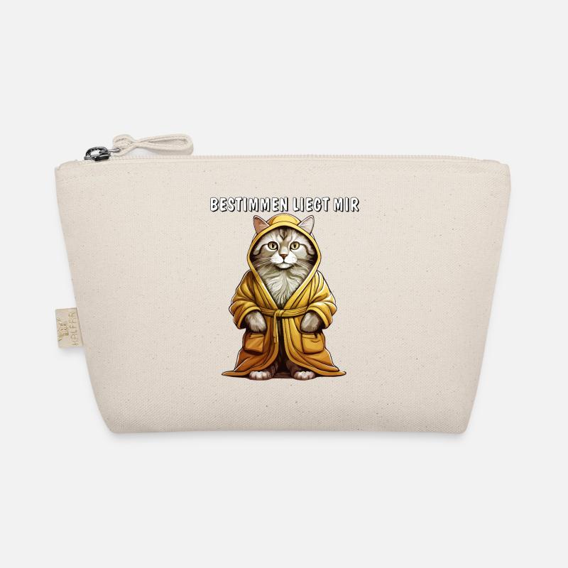 CAT BATHROBE DETERMINING IS MY KEY Organic Pouch