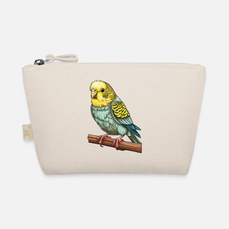 VOGEL WELLENSITTICH - Bio-Täschchen - Natur