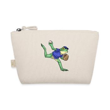 Frosch Baseball Baseballhandschuh - Bio-Täschchen - Natur - Vorne