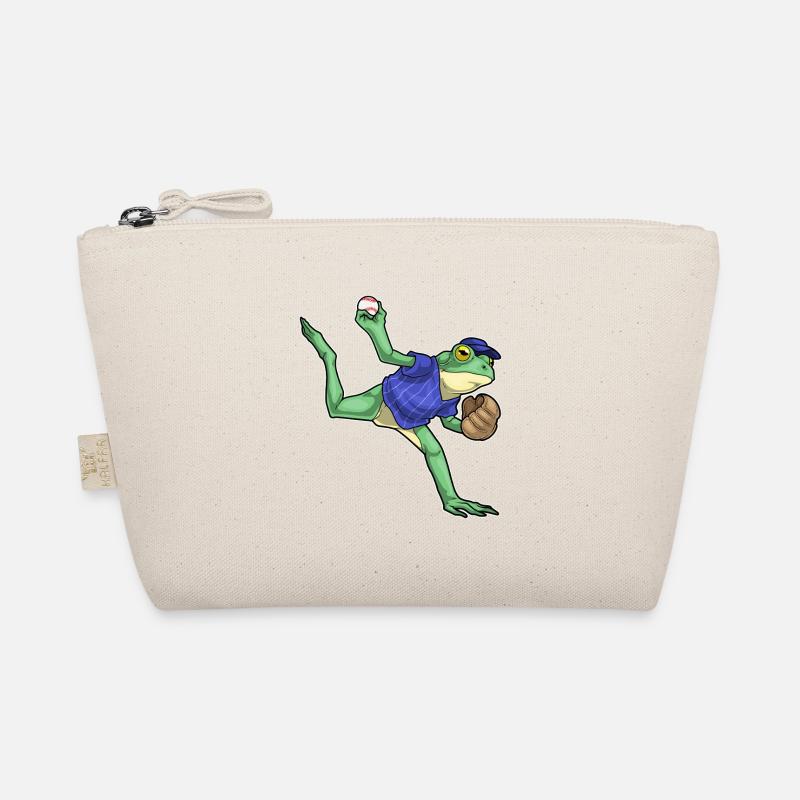 Frog Baseball Baseball Glove Organic Pouch