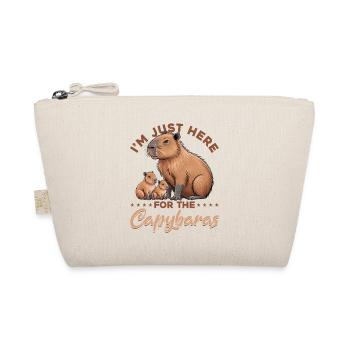 Funny aesthetic Kawaii Capybara - Bio-Täschchen - Natur - Vorne