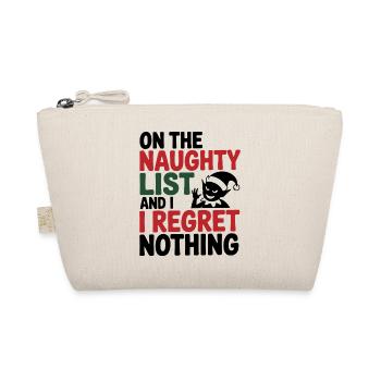Liste coquine T-shirt de Noël - Trousse biologique - nature - Devant