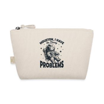  Houston I Have So Many Problems Funny Space Cat - Bio-Täschchen - Natur - Vorne