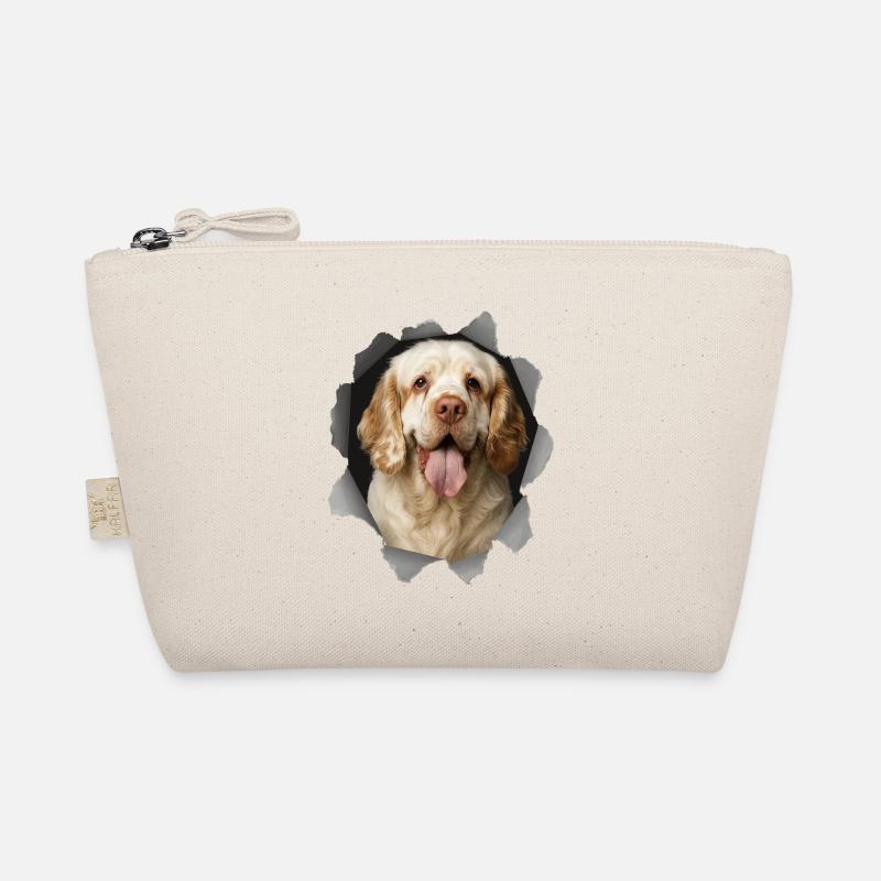 Clumber Spaniel - Bio-Täschchen - Natur