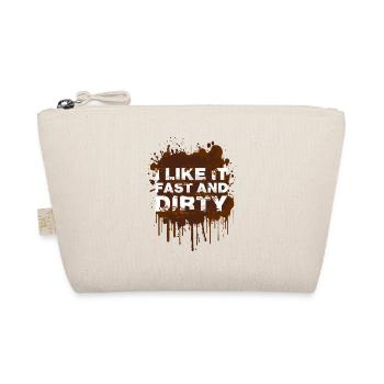 Fast and dirty Schlammlauf Mud Run Muddy Race - Organic Pouch - nature - Front