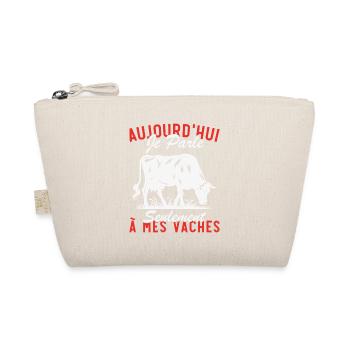 Today I only talk to my cows - Organic Pouch - nature - Front