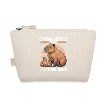Funny aesthetic Kawaii Capybara - Bio-Täschchen - Natur - Vorne