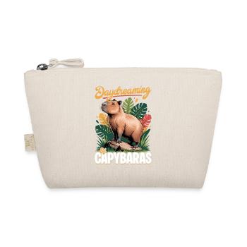 Funny aesthetic Kawaii Capybara - Bio-Täschchen - Natur - Vorne
