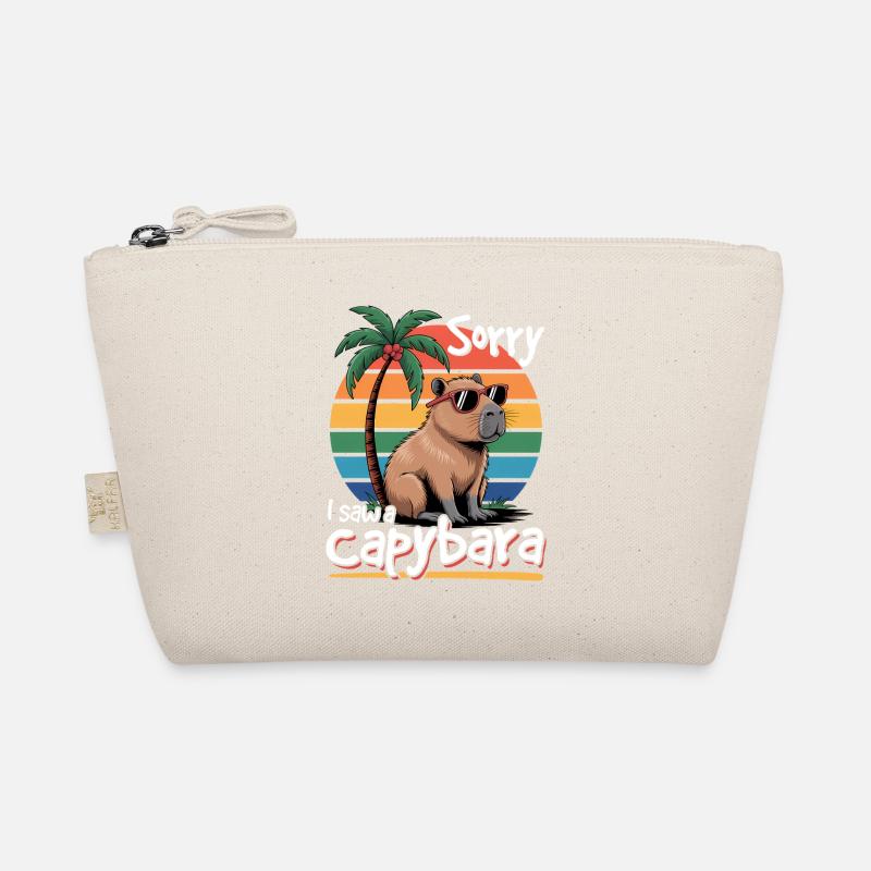 Funny aesthetic Kawaii Capybara Bio-Täschchen