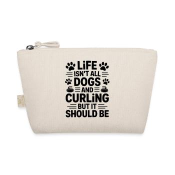Curling Dire Chiens Drôle Curling Cadeau - Trousse biologique - nature - Devant
