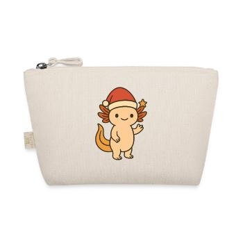 Axolotl de Noël - Motif de dessin animé mignon - Trousse biologique - nature - Devant