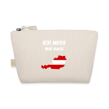 Austria Shirt – I just have to go to Austria - Organic Pouch - nature - Front