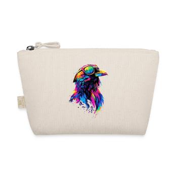 Raven, Crow, Bird, Raven Crow, Jackdaw, Black Raven - Organic Pouch - nature - Front
