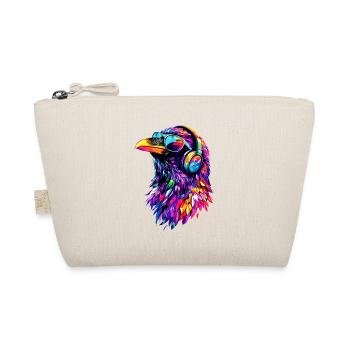 Raven, Crow, Bird, Raven Crow, Jackdaw, Black Raven - Organic Pouch - nature - Front