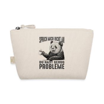Funny Sayings Fun Outfits Irony Sarcasm - Organic Pouch - nature - Front