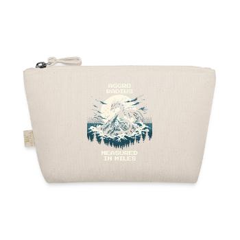 Aggro Radius | Retro Dragon Pixel Art - Organic Pouch - nature - Front