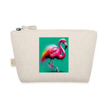 Flamingo - Bio-Täschchen - Natur - Vorne