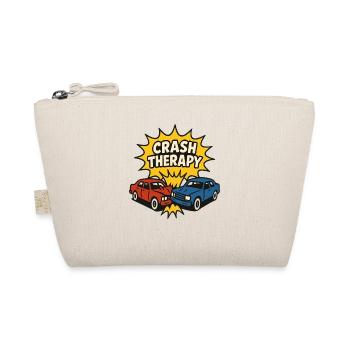 Demolition Derby Fan Pit Crew Crash Driver Fair - Organic Pouch - nature - Front