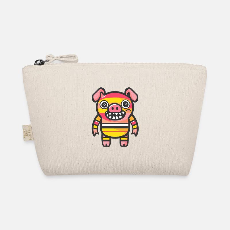 Pig Halloween Comic Funny Organic Pouch