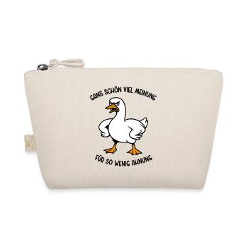Goose a lot of opinion for so little idea - Organic Pouch - nature - Front