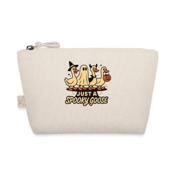 Just A Spooky Goose Halloween Party Fun - Organic Pouch - nature - Front