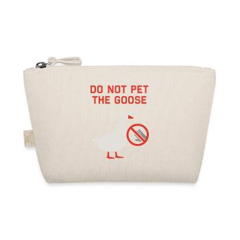 Funny Geese Meme Chaos Honk Certified Silly - Organic Pouch - nature - Front