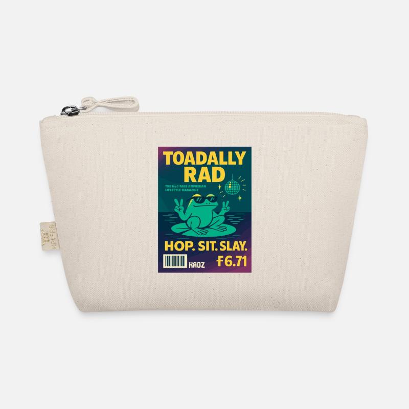Toadally Rad Disco Frosch Magazin Bio-Täschchen