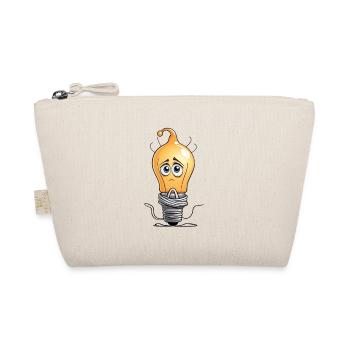 Triste ampoule dessin animé - Trousse biologique - nature - Devant