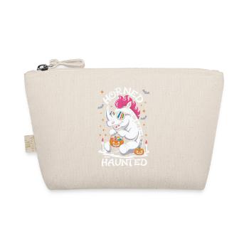 Rhino Halloween: Horned and Haunted - Organic Pouch - nature - Front
