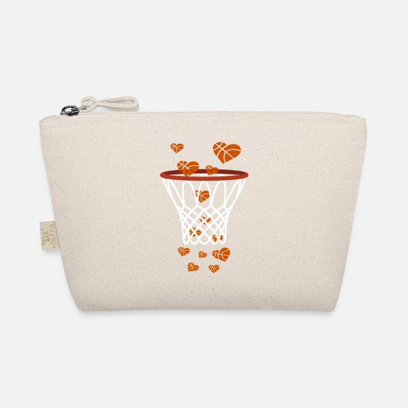 Basketball Liebe Hoop - Bio-Täschchen - Natur